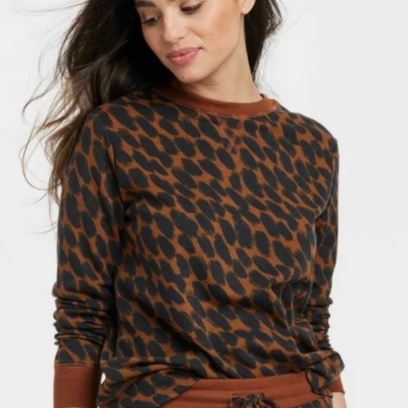 Stars Above Animal Print Sweater - Picture 1 of 3